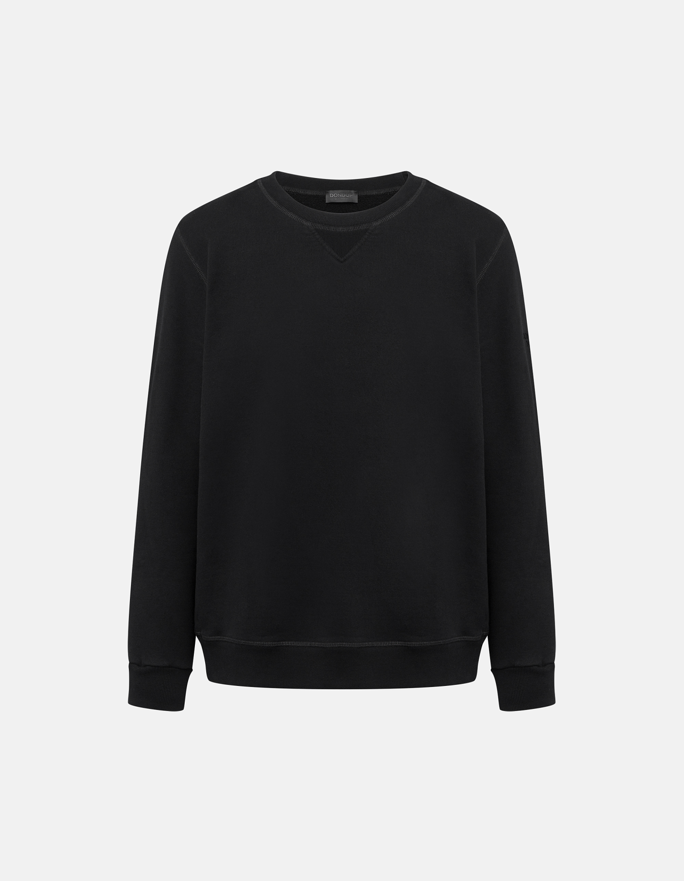 Regular-fit crew-neck cotton sweatshirt