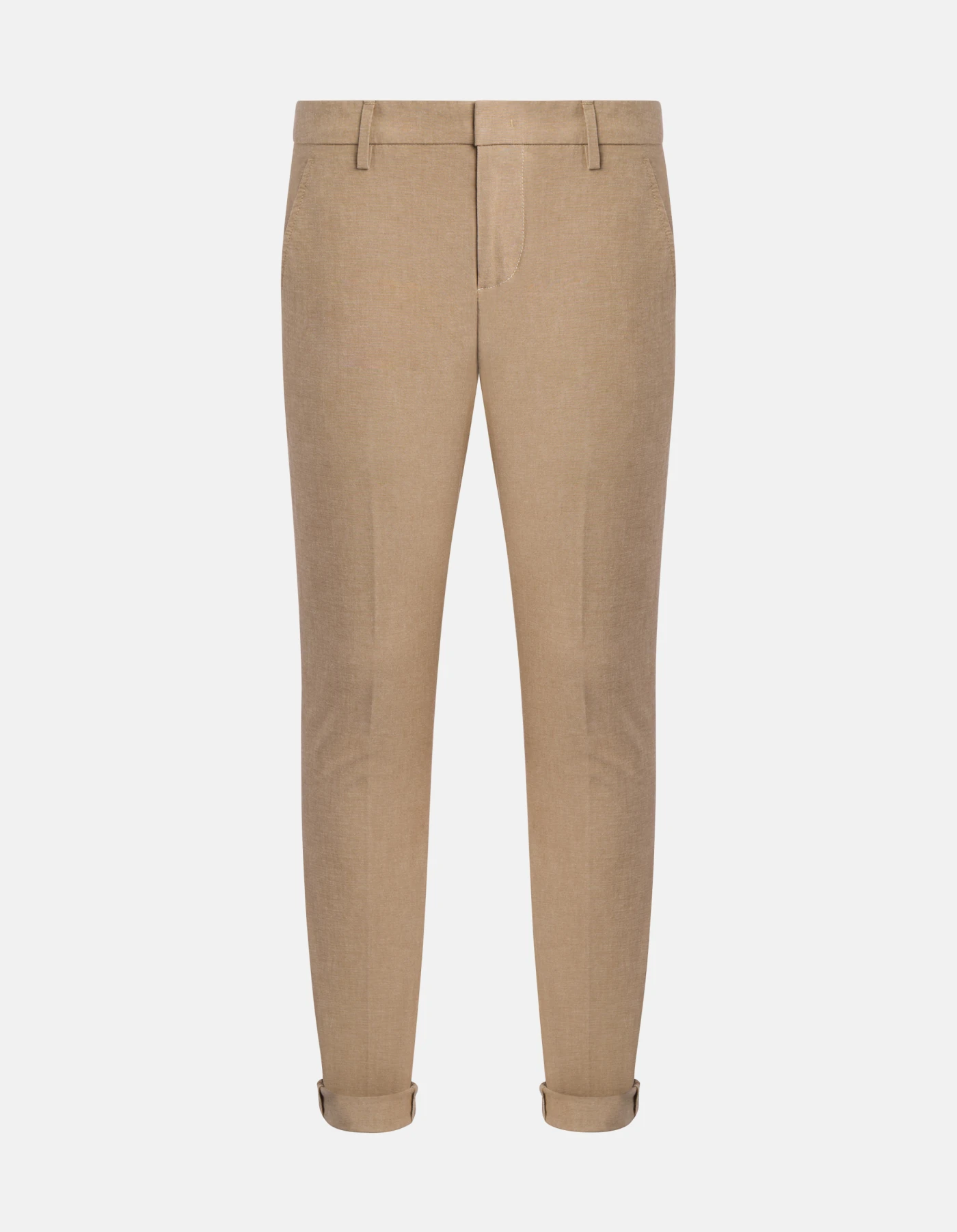 Gaubert slim-fit yarn-dyed cotton trousers