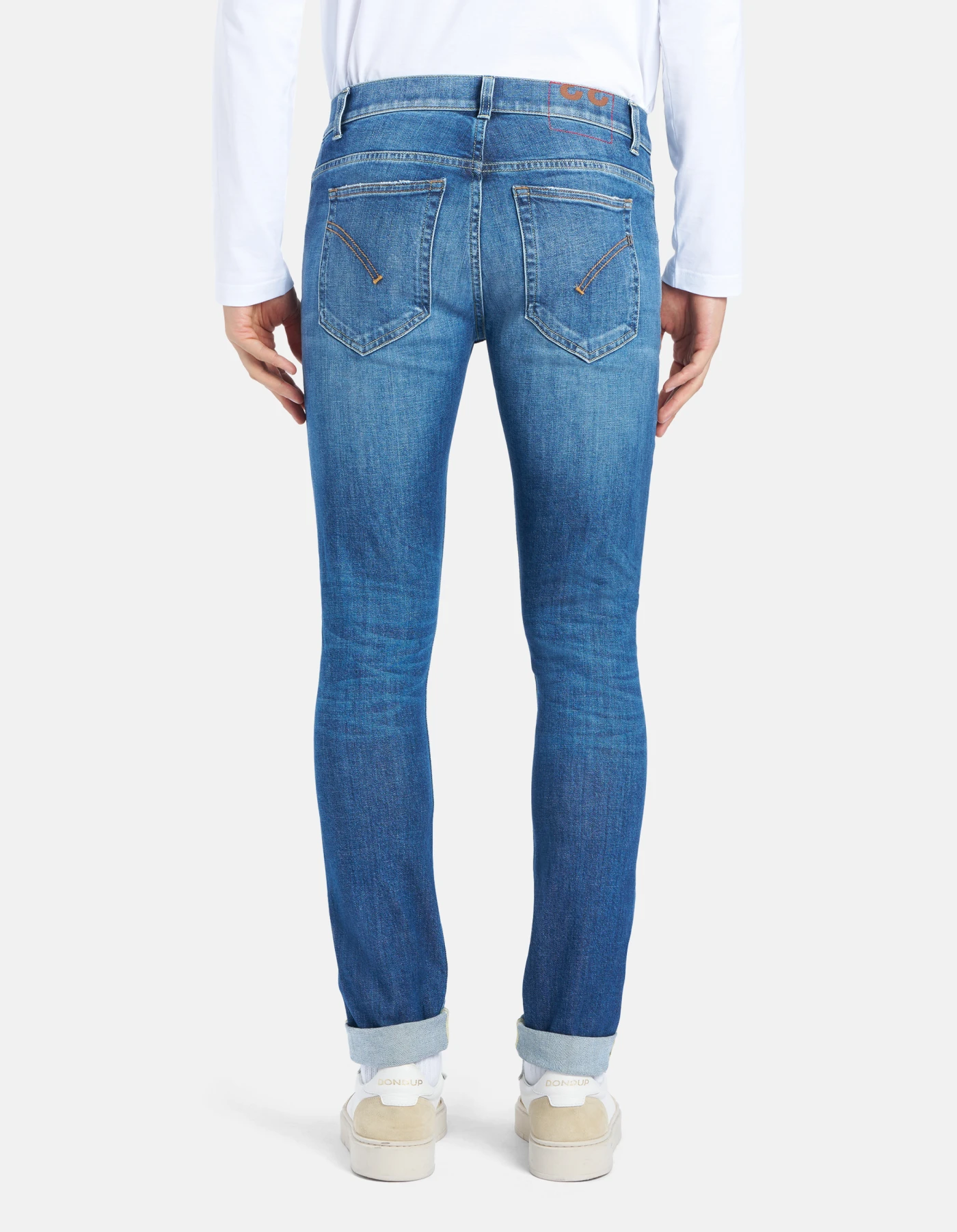 Ritchie skinny jeans in sustainable stretch denim for men, blue