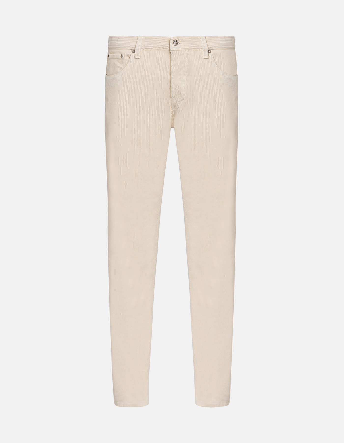 Brighton carrot-fit trousers in stretch velvet