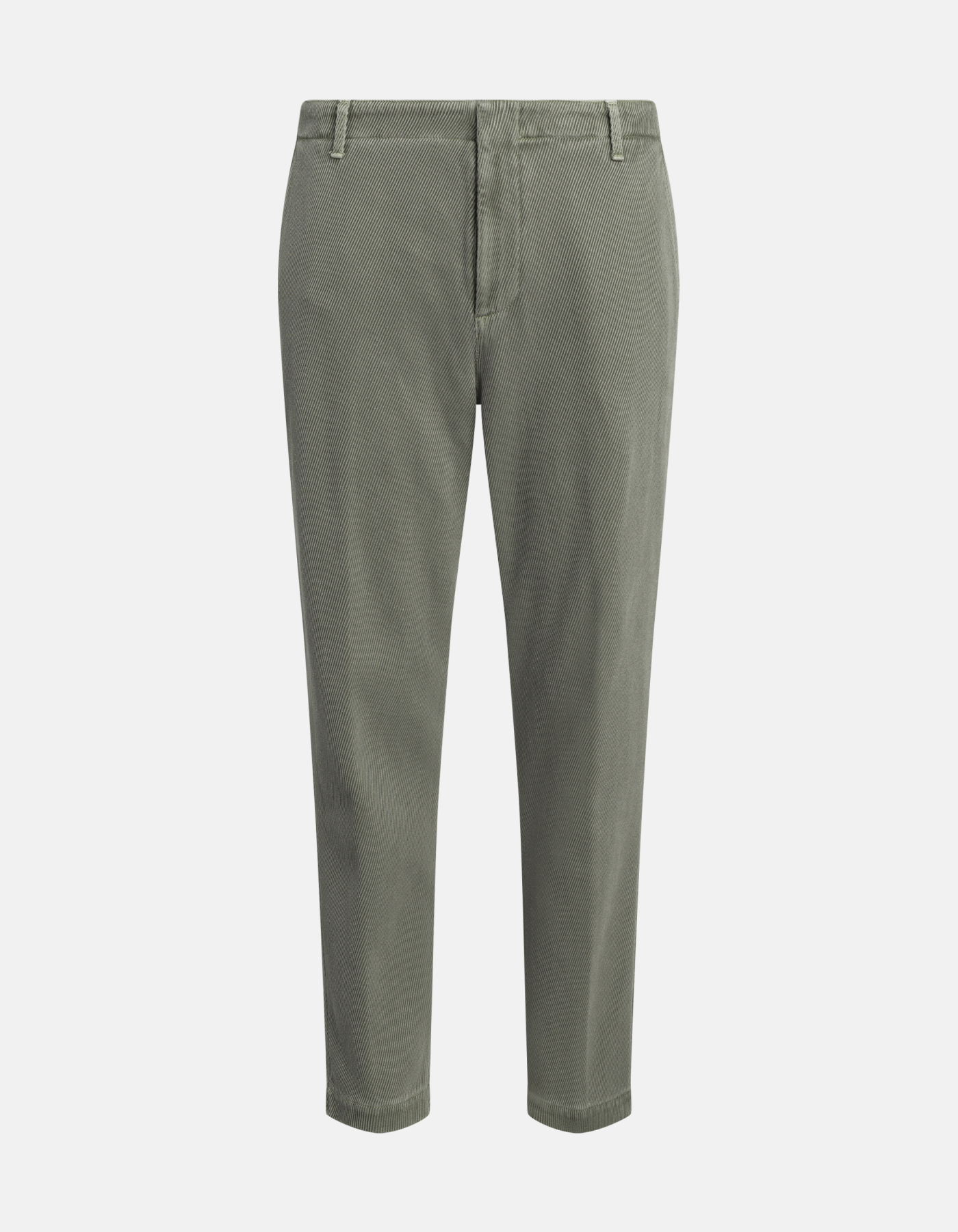 Zyan carrot-fit trousers in cotton weave