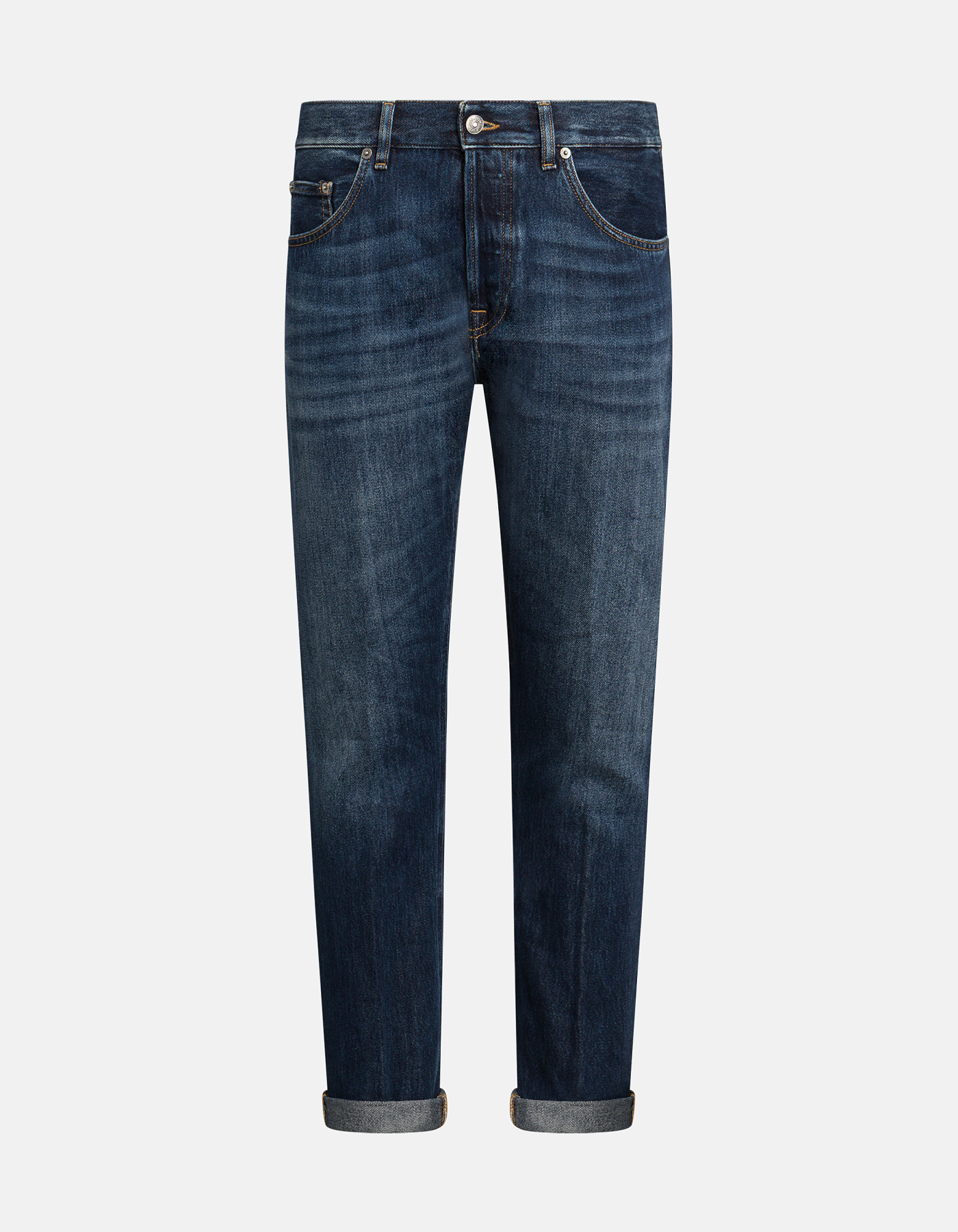 Icon slim-fit jeans in rigid denim made from cotton and lyocell