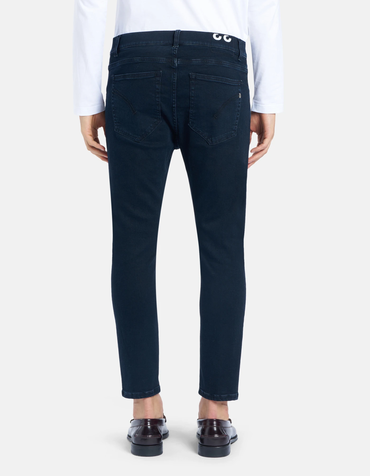 Jeans Alex super skinny in denim stretch da uomo, blu tuareg