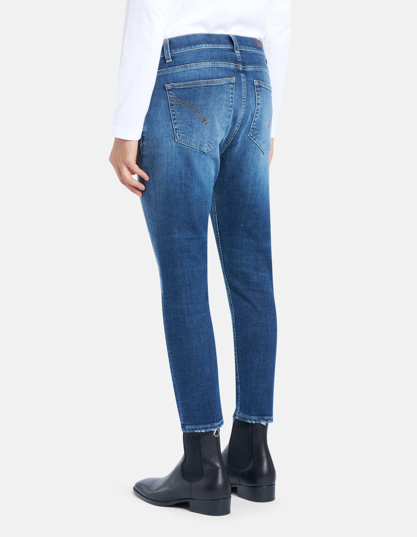 Jeans Alex super skinny in denim stretch responsabile da uomo, blu
