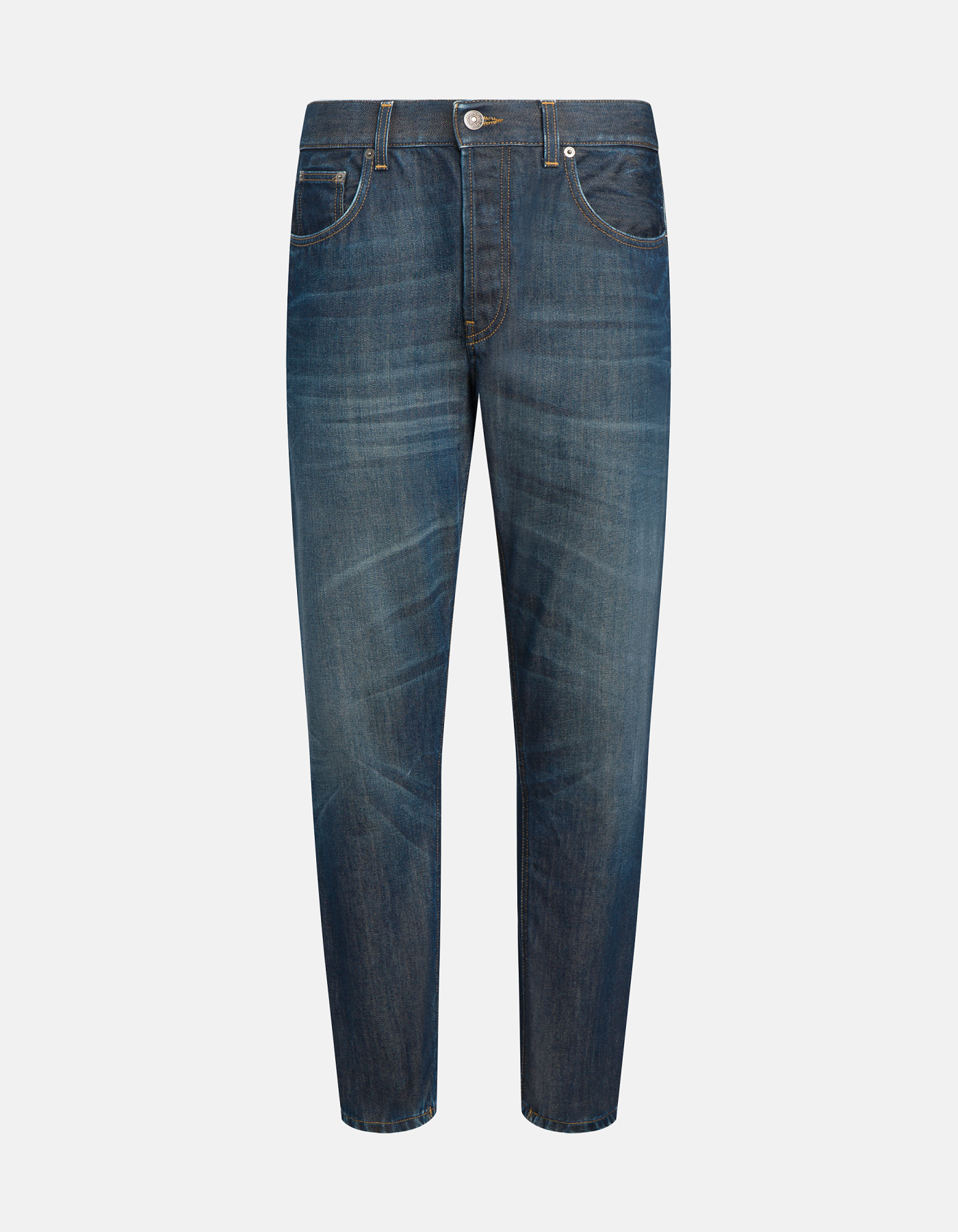 Dian carrot-cut jeans in sustainable rigid denim