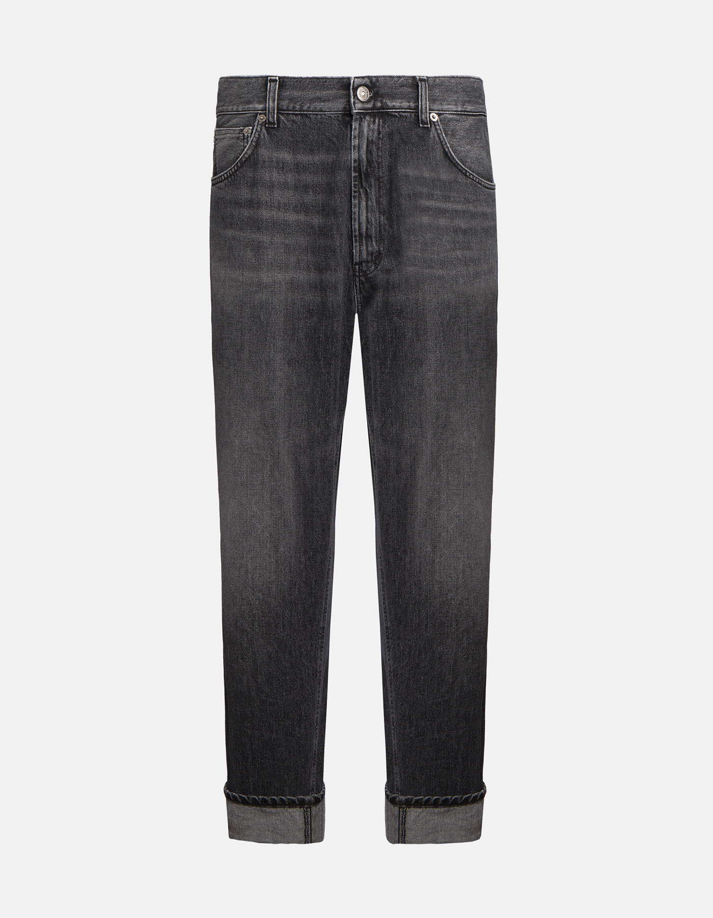 Paco loose-fit jeans in recycled rigid denim