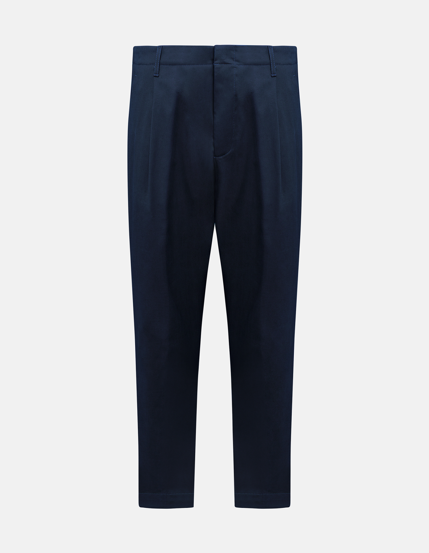 Ben carrot trousers in cotton gabardine and cashmere