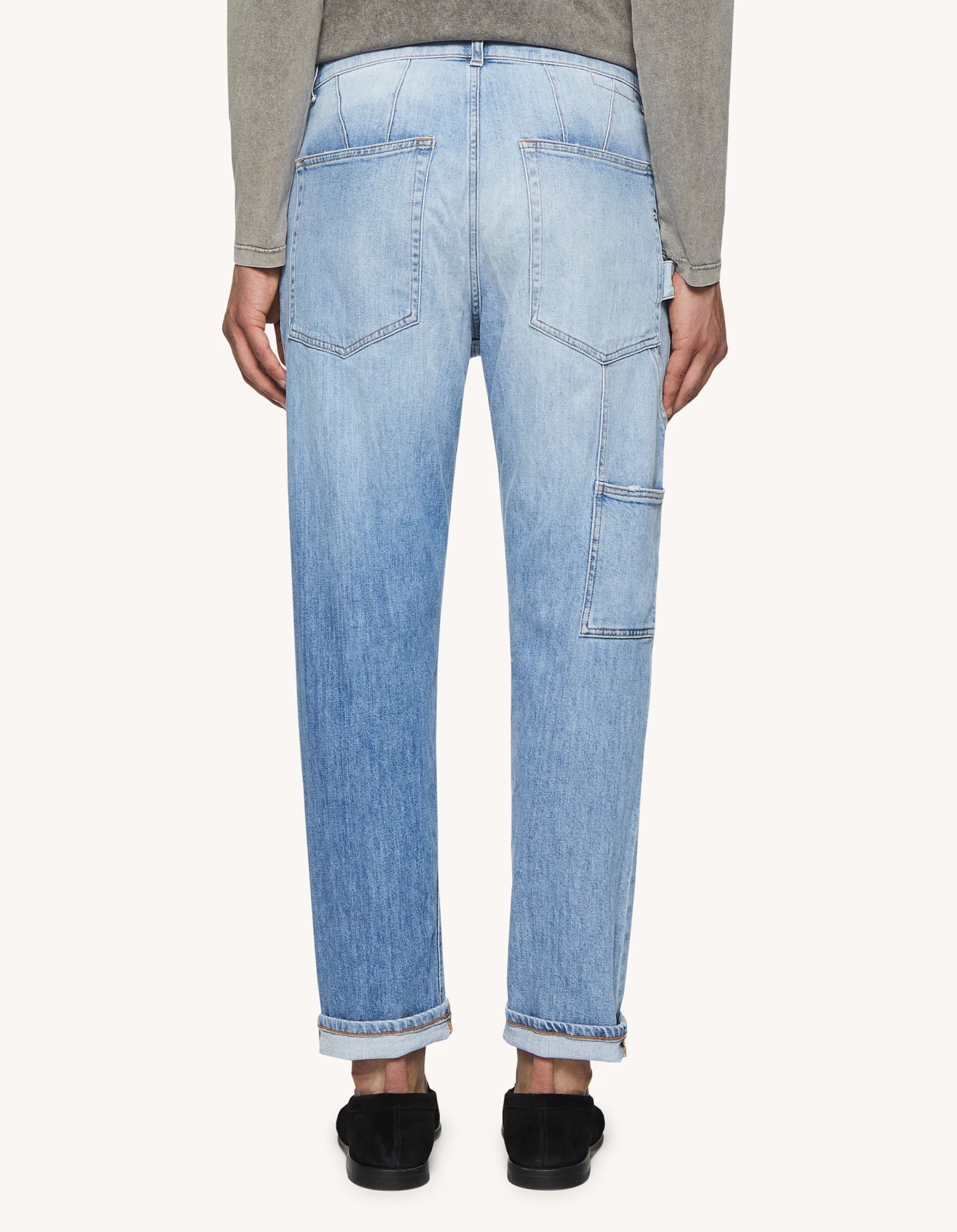 Carrot-Fit Jeans Brian aus Stretch-Denim für herren, blau | Dondup