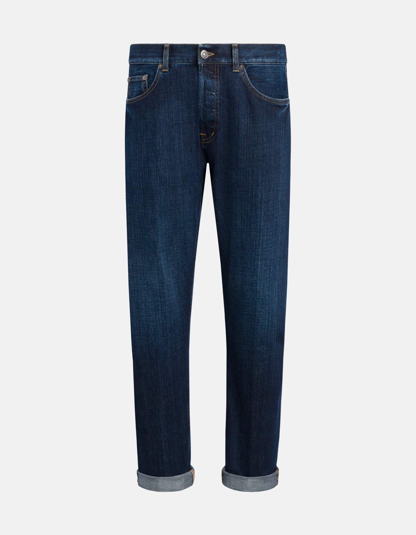 Bray regular-fit jeans in rigid denim
