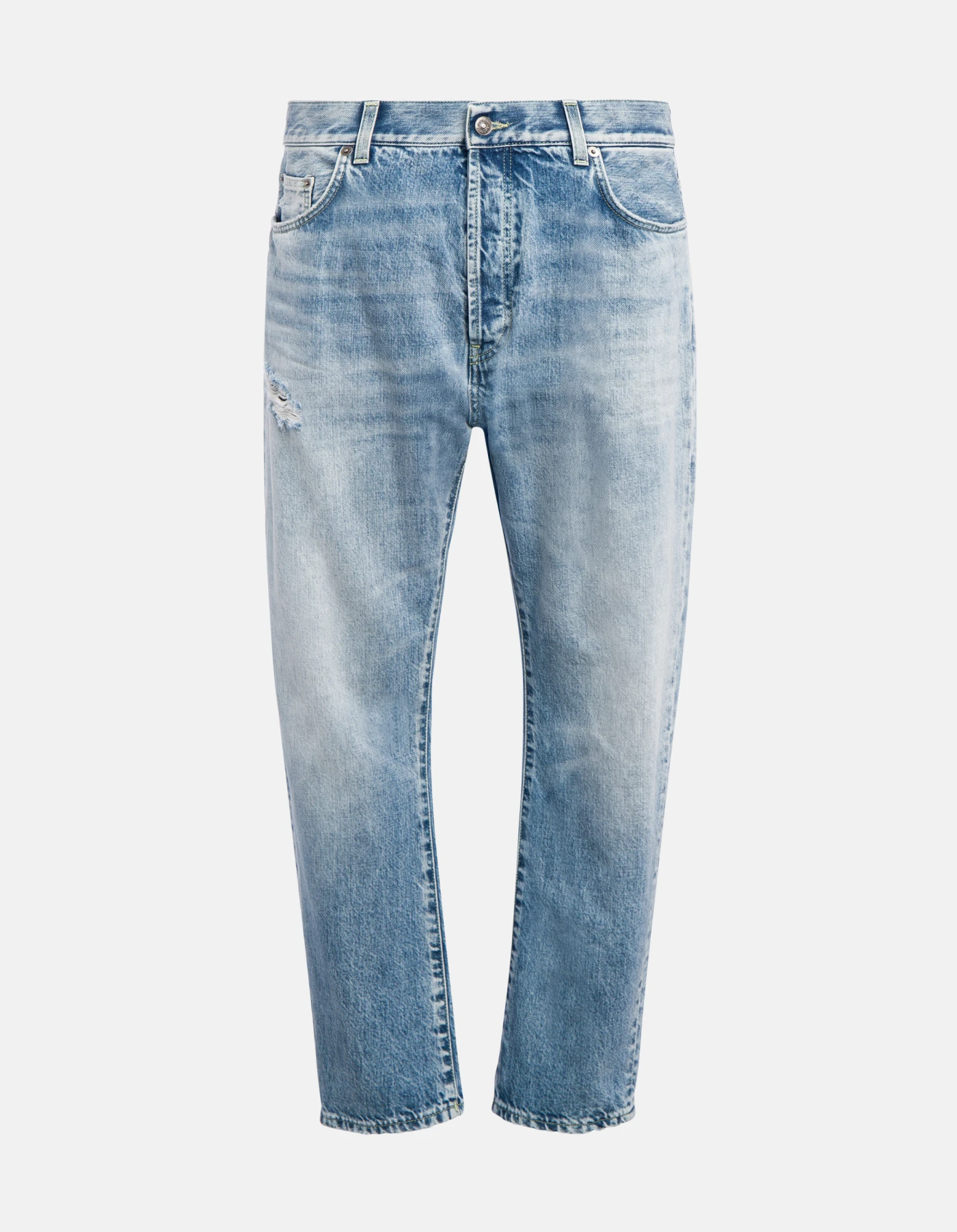 Tapered-Fit Jeans David aus Rigid Denim