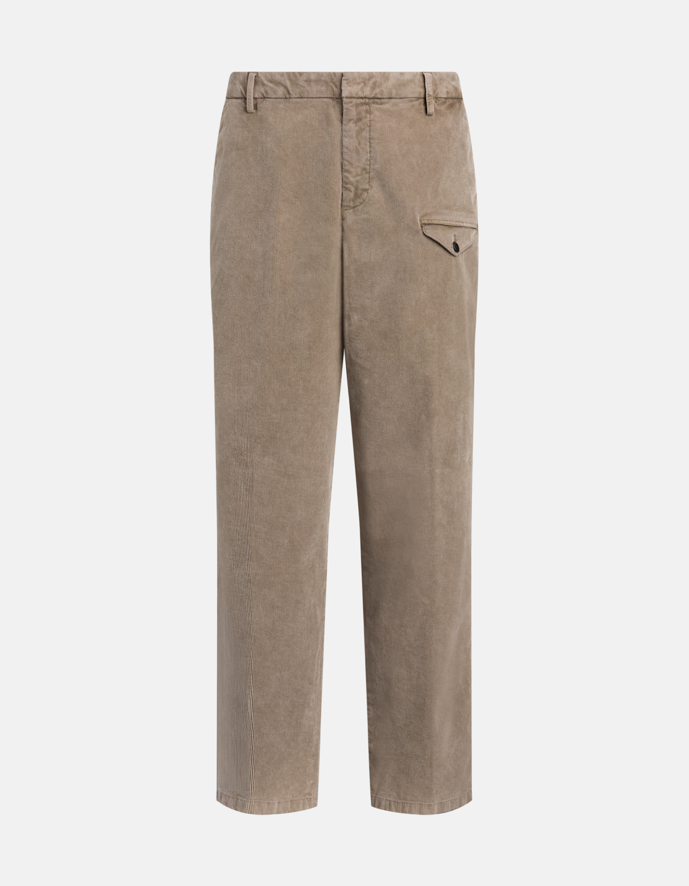 Chase loose-fit stretch velvet trousers