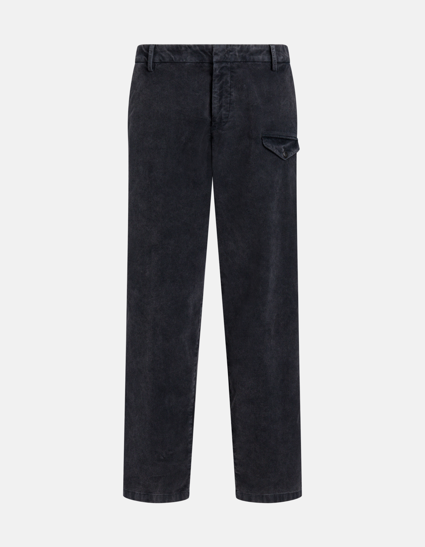 Chase loose-fit stretch velvet trousers