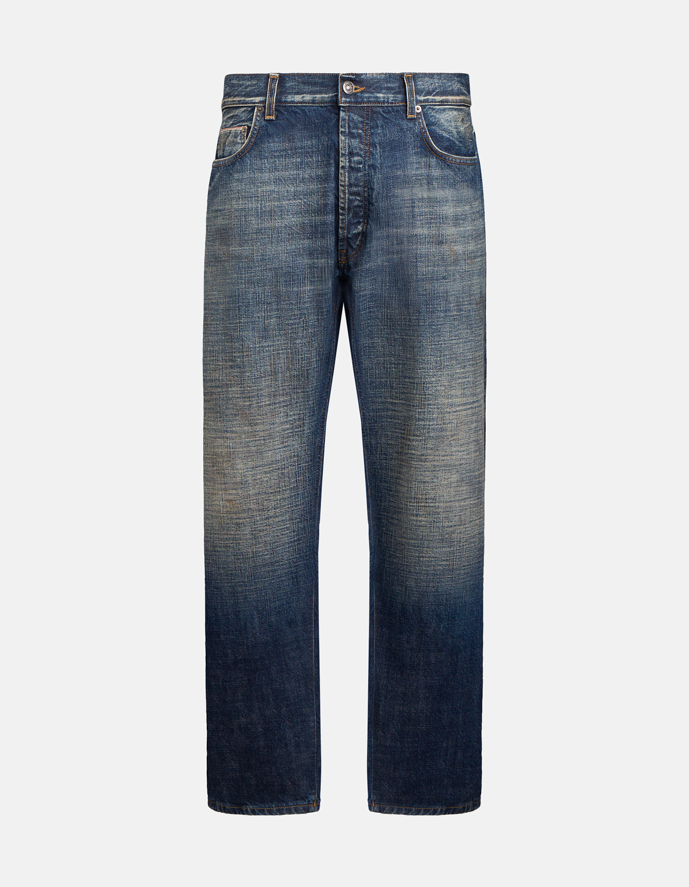 Yui tapered jeans in rigid selvedge denim