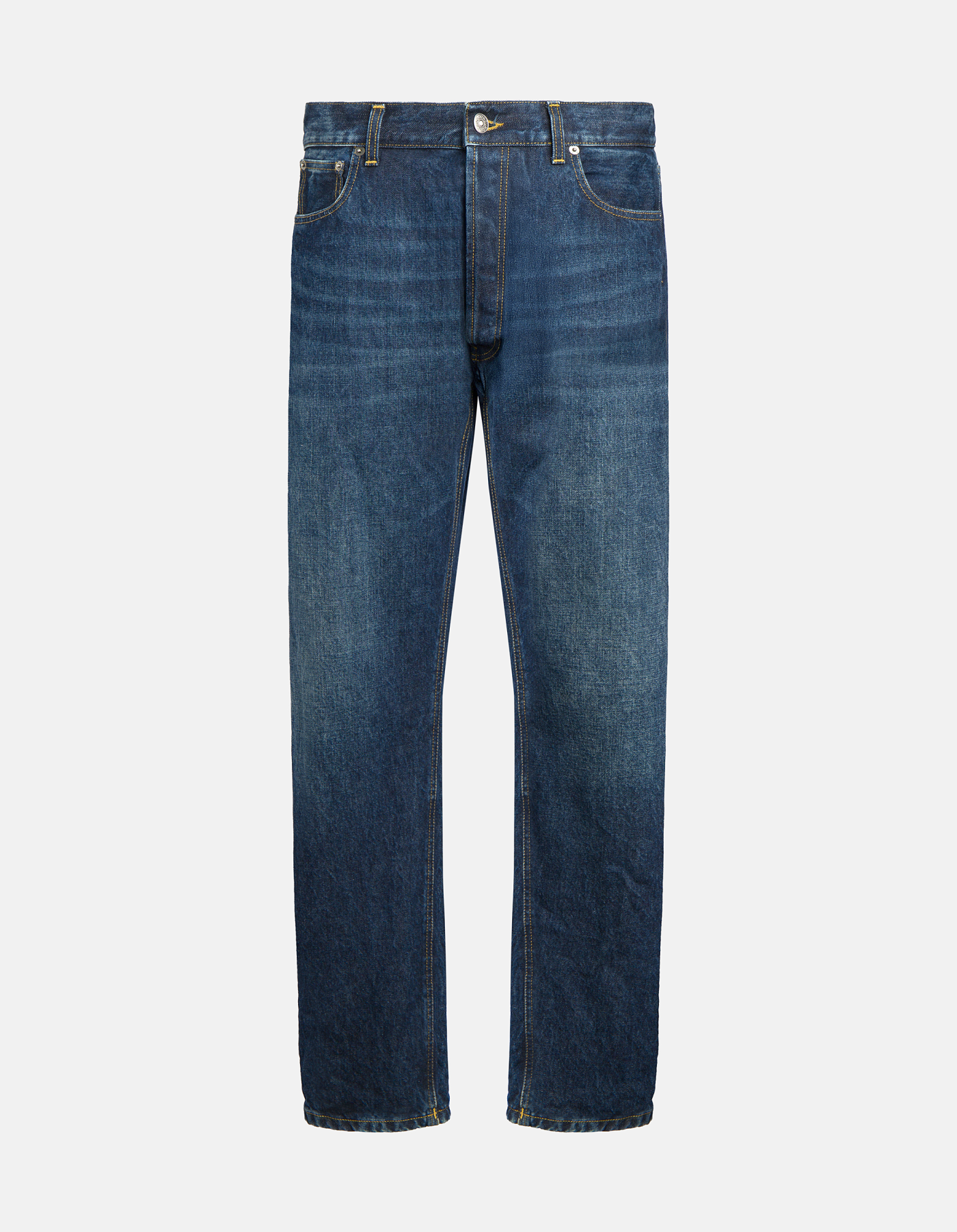 Yui tapered jeans in rigid denim