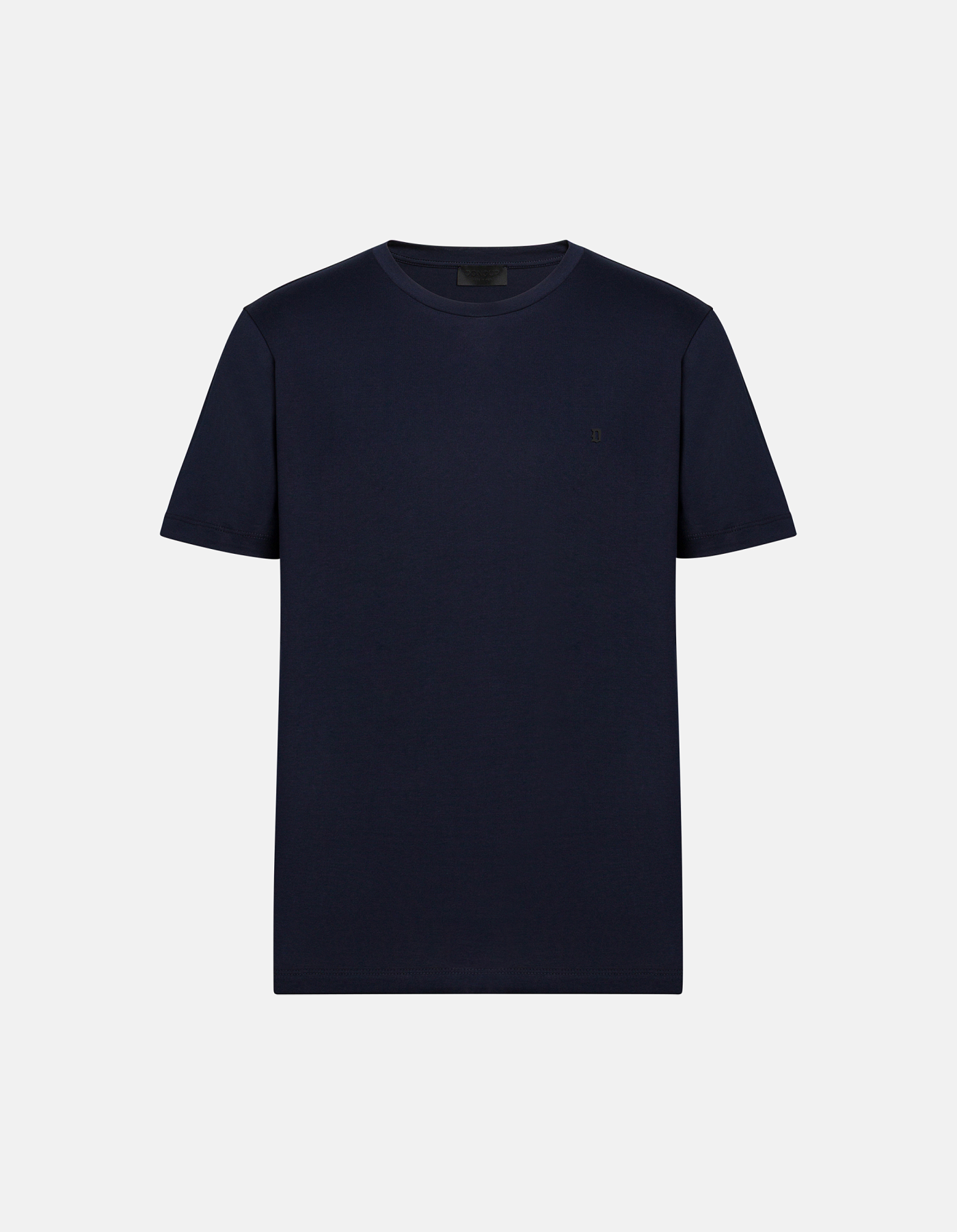Regular-fit crew neck T-shirt in cotton jersey