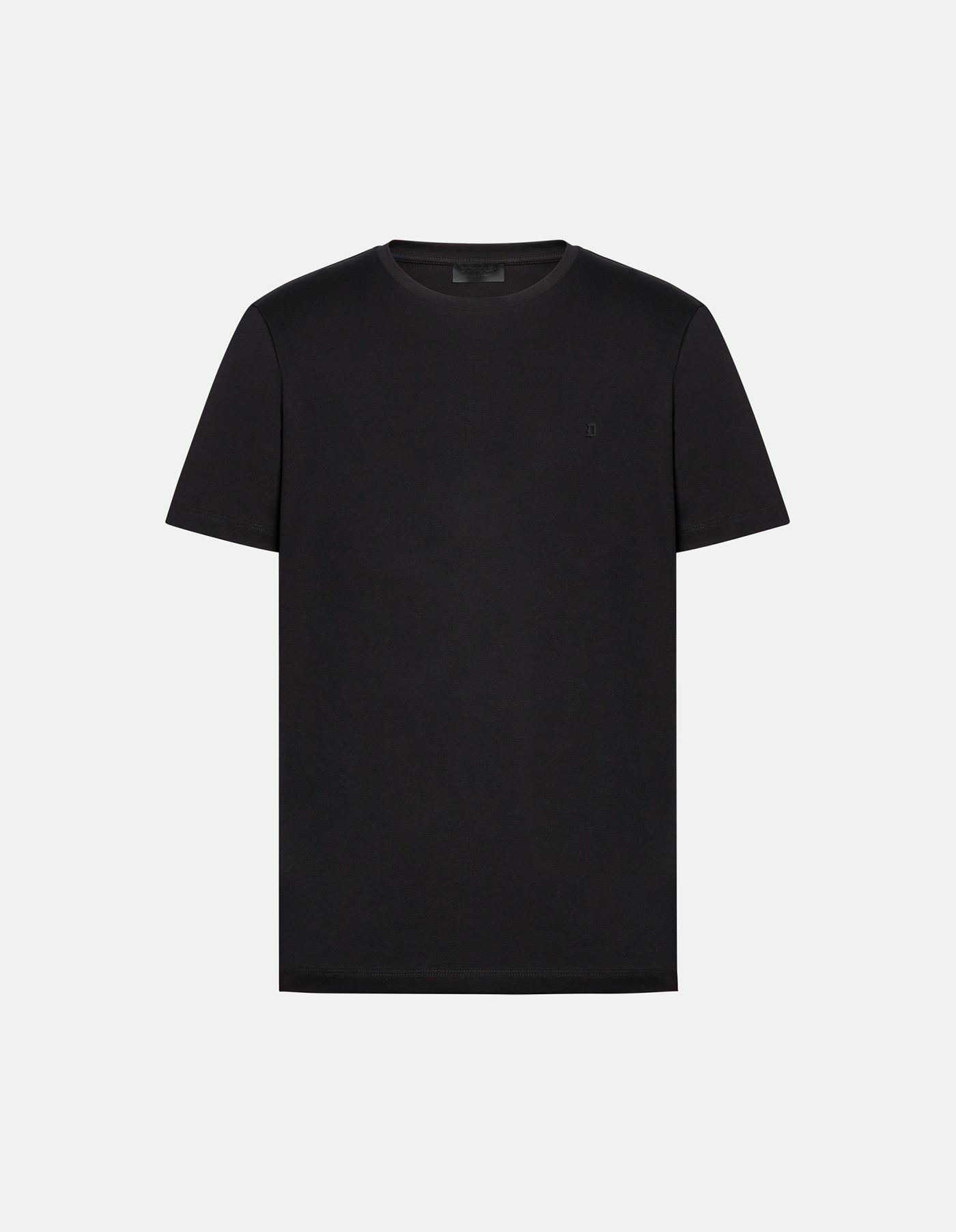 Regular-fit crew neck T-shirt in cotton jersey