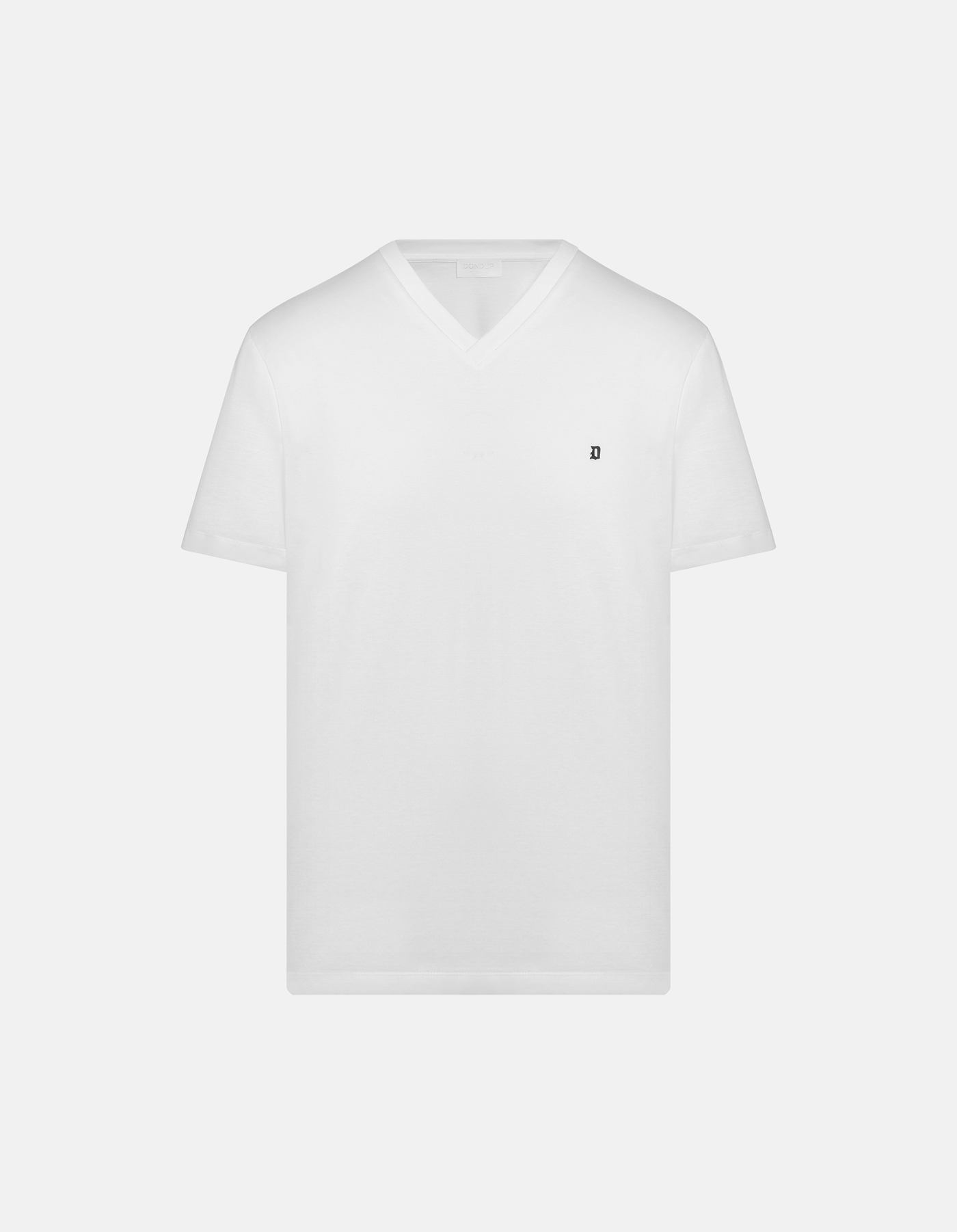 Regular-fit V-neck T-shirt in cotton jersey