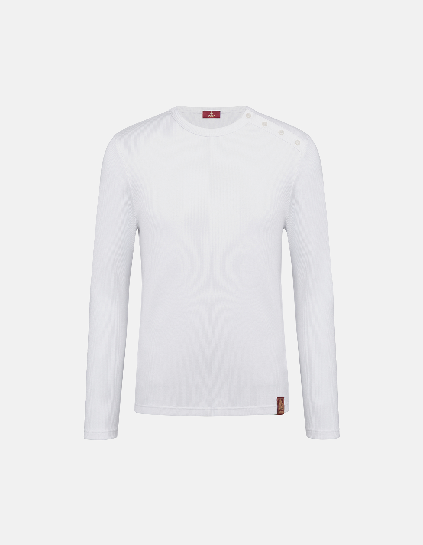 Cotton ribbed T-shirt