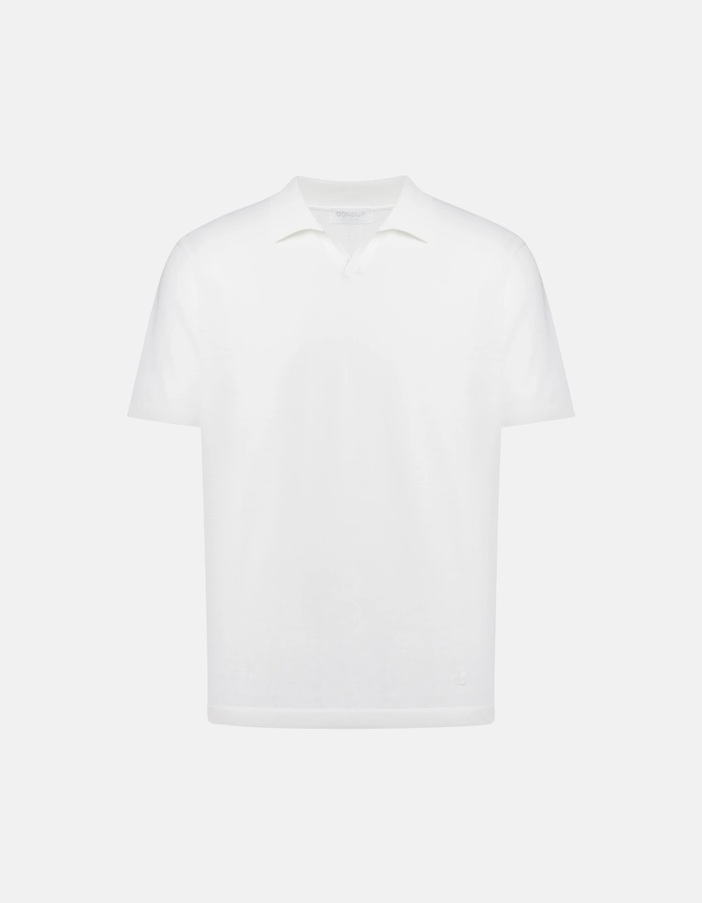 Regular-fit polo shirt in cotton crepe