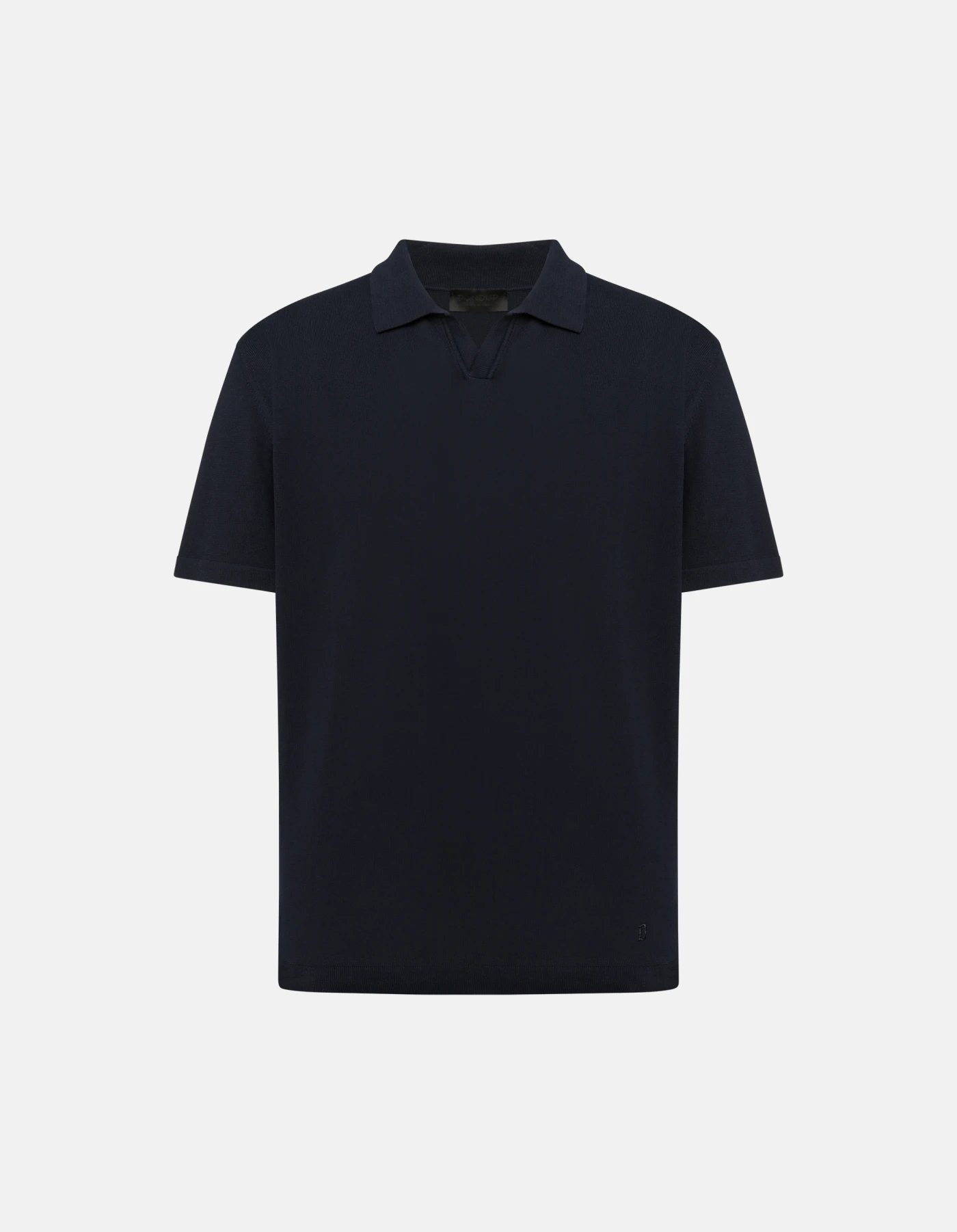 Regular-fit polo shirt in cotton crepe