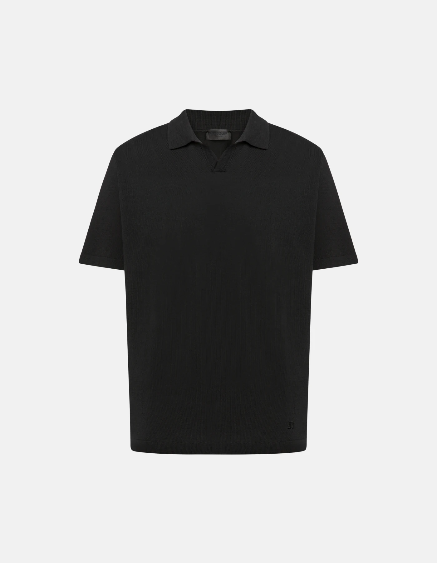 Regular-fit polo shirt in cotton crepe