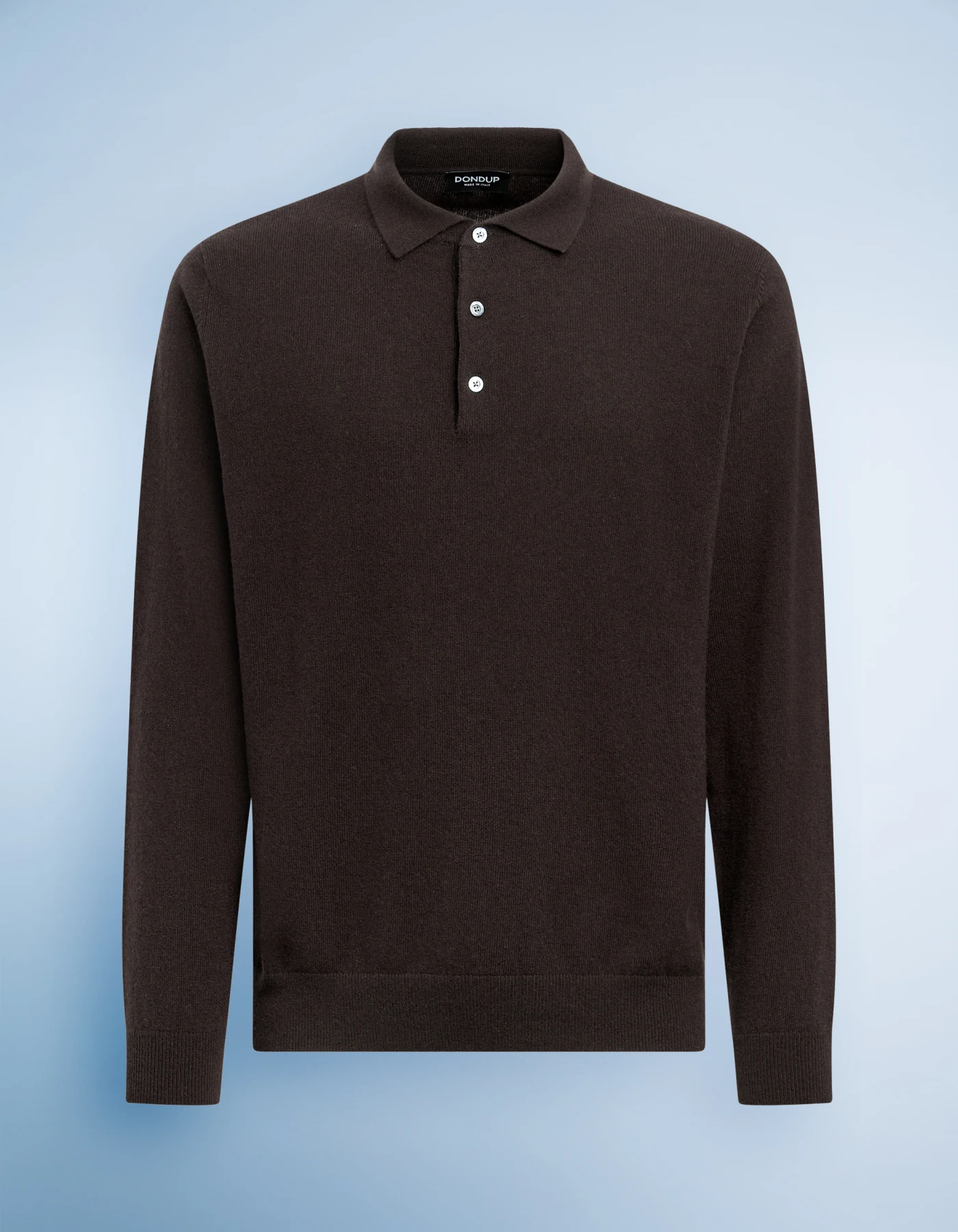 Polo regular in lana cashmere