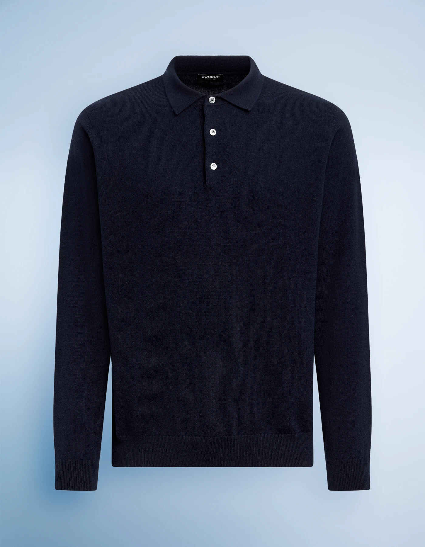 Polo regular in lana cashmere