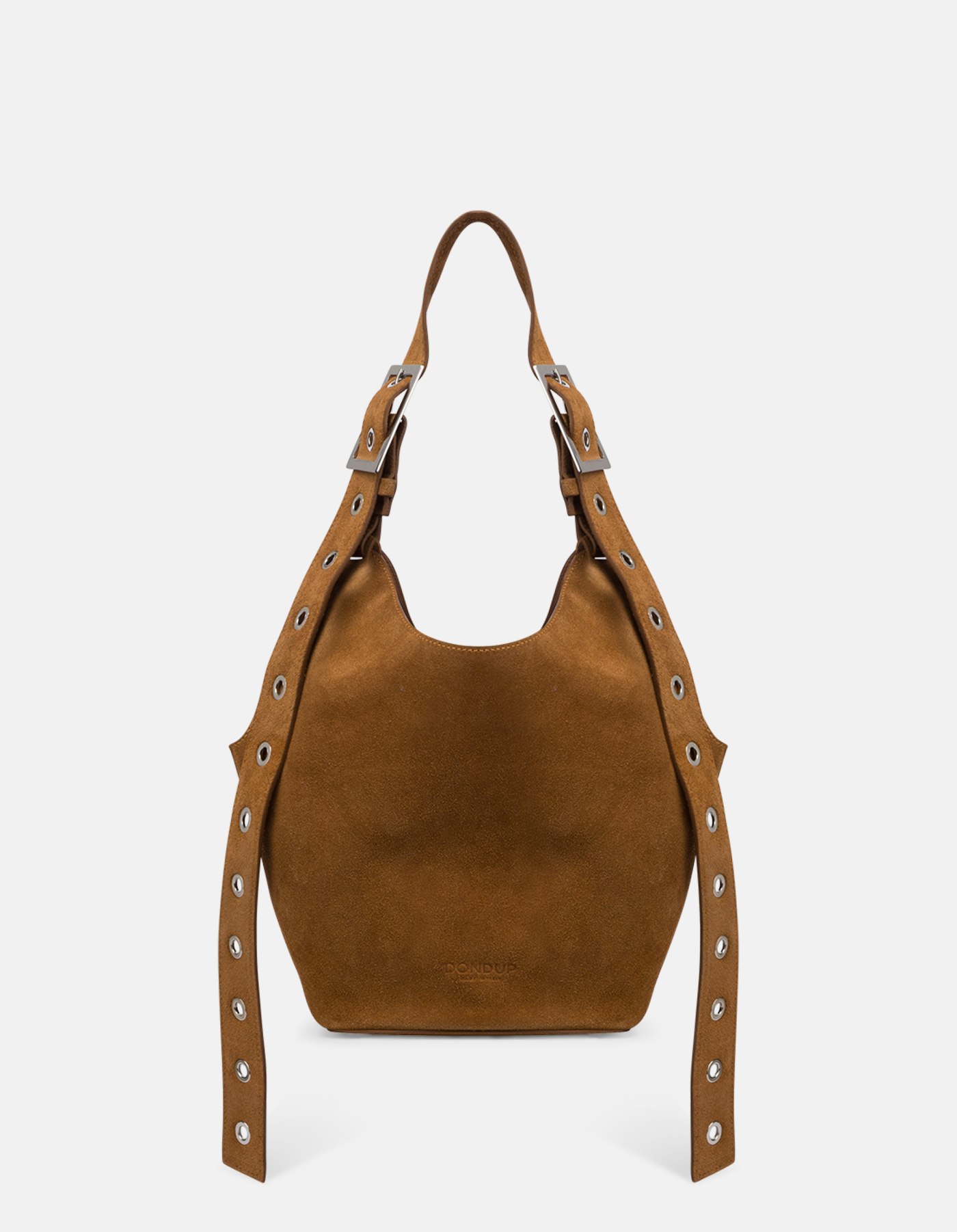 Kleine Hobo Bag aus Spaltleder