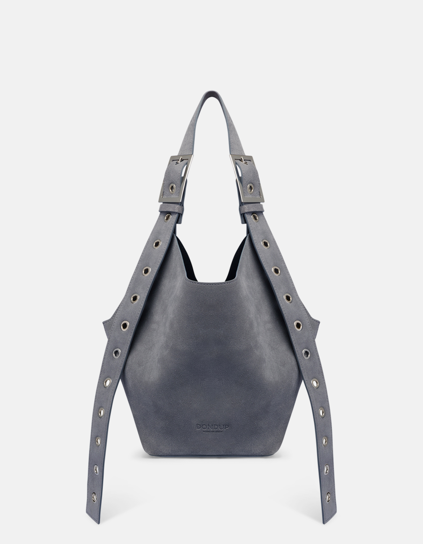 Kleine Hobo Bag aus Spaltleder