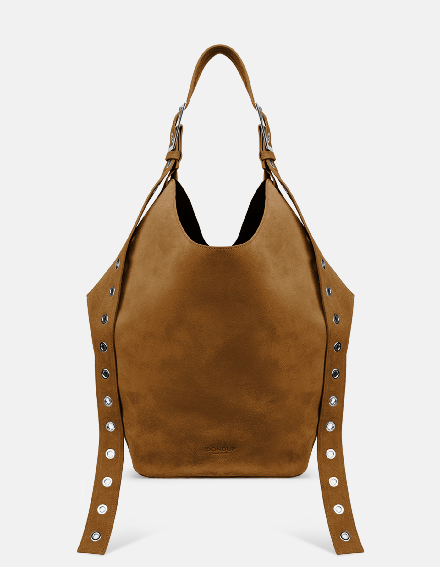 Große Hobo Bag aus Spaltleder