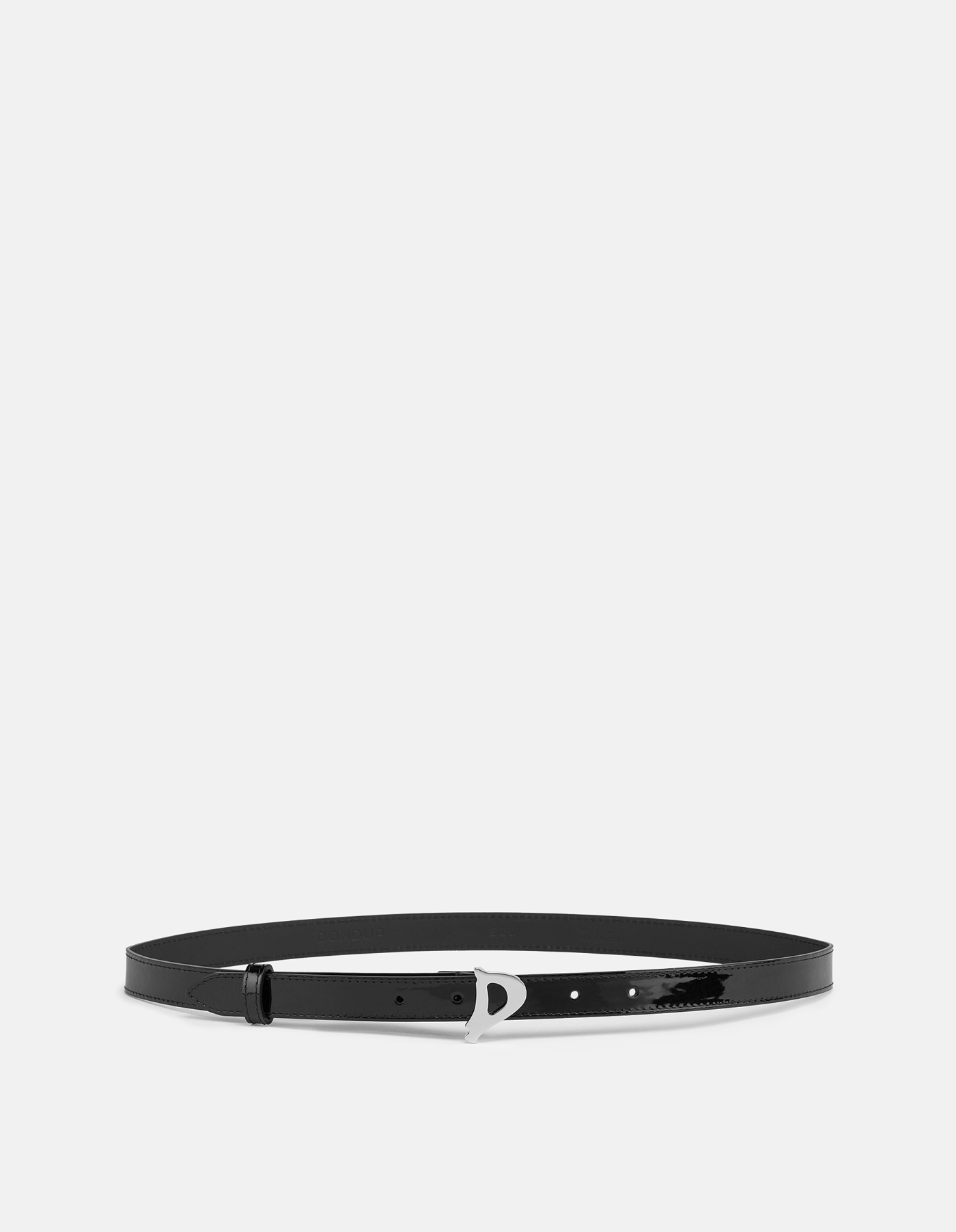 Patent leather belt