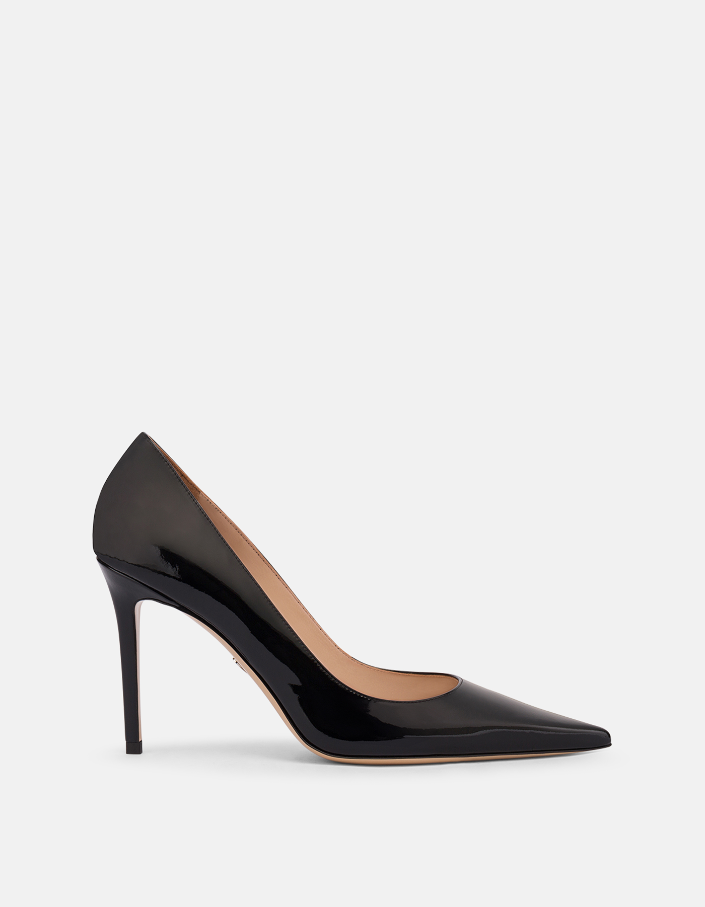Patent leather pumps