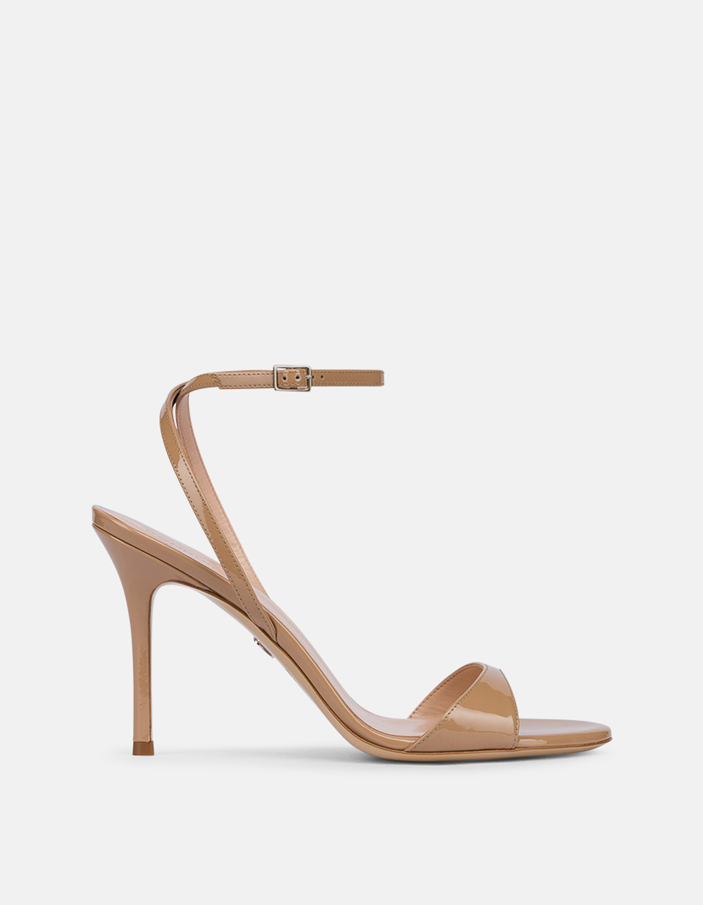 Patent leather sandals