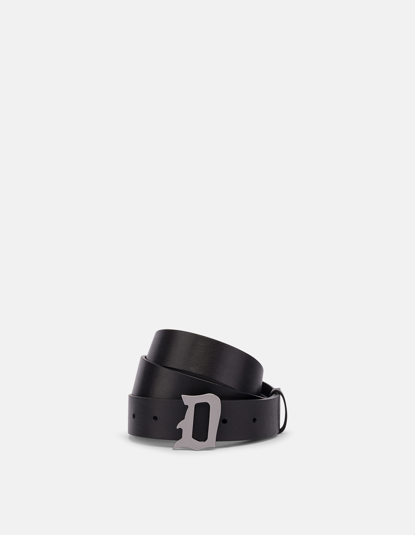 Belt in brushed leather
