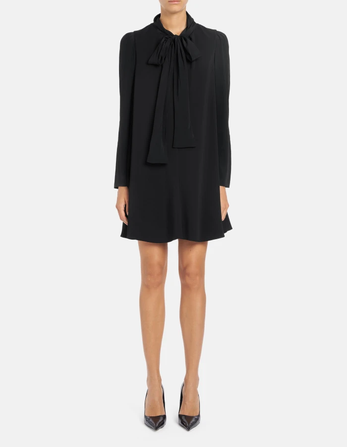 Abito corto in cady stretch