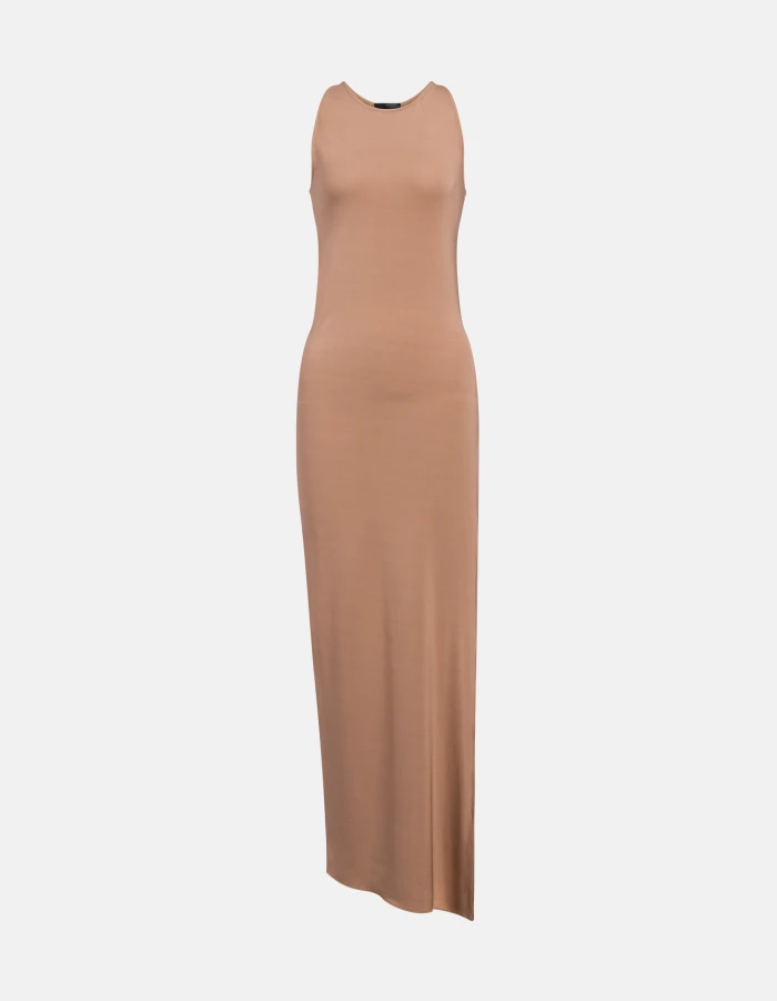 Long viscose jersey dress