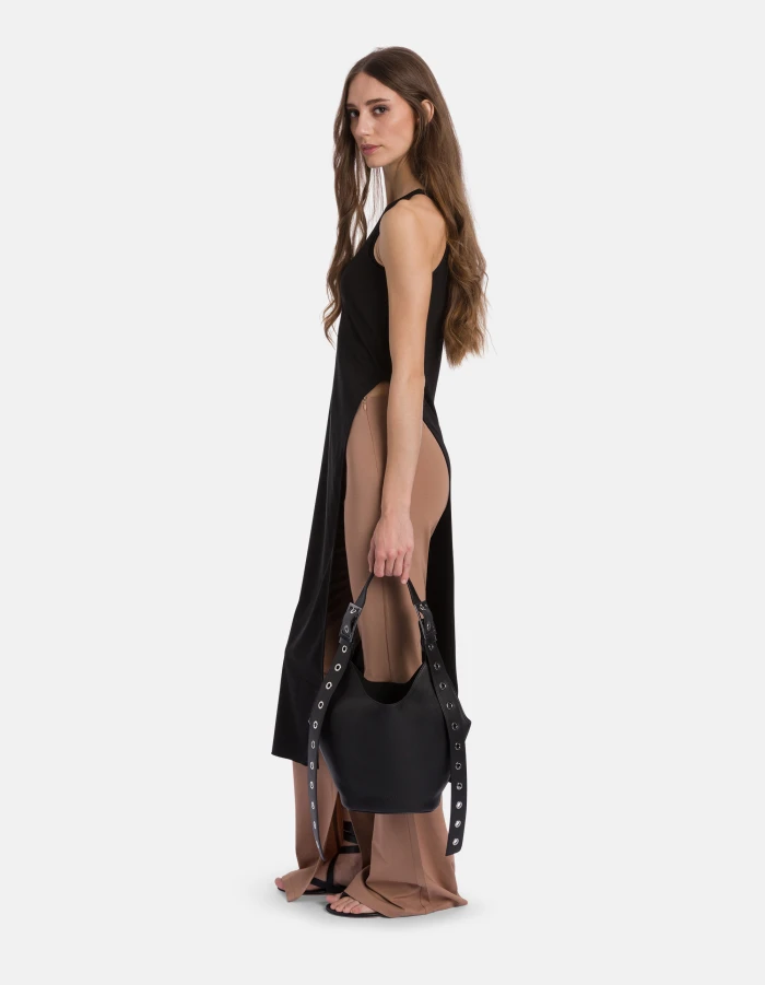 Long viscose jersey dress