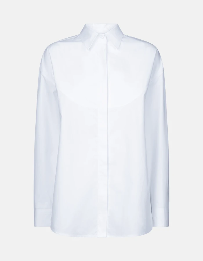 Camicia over in popeline