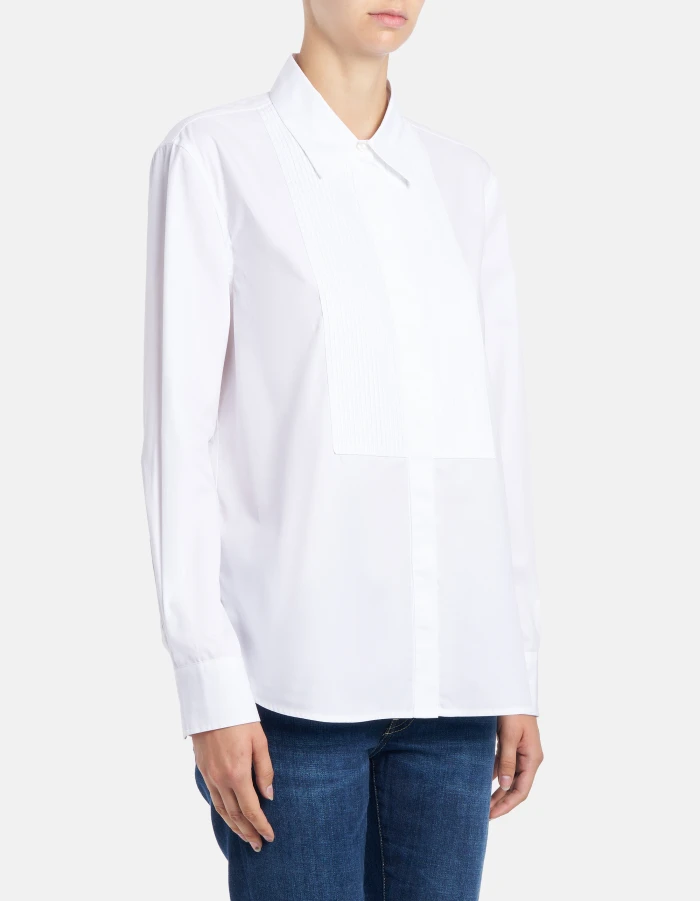 Camicia regular in popeline