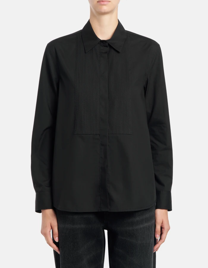 Camicia regular in popeline