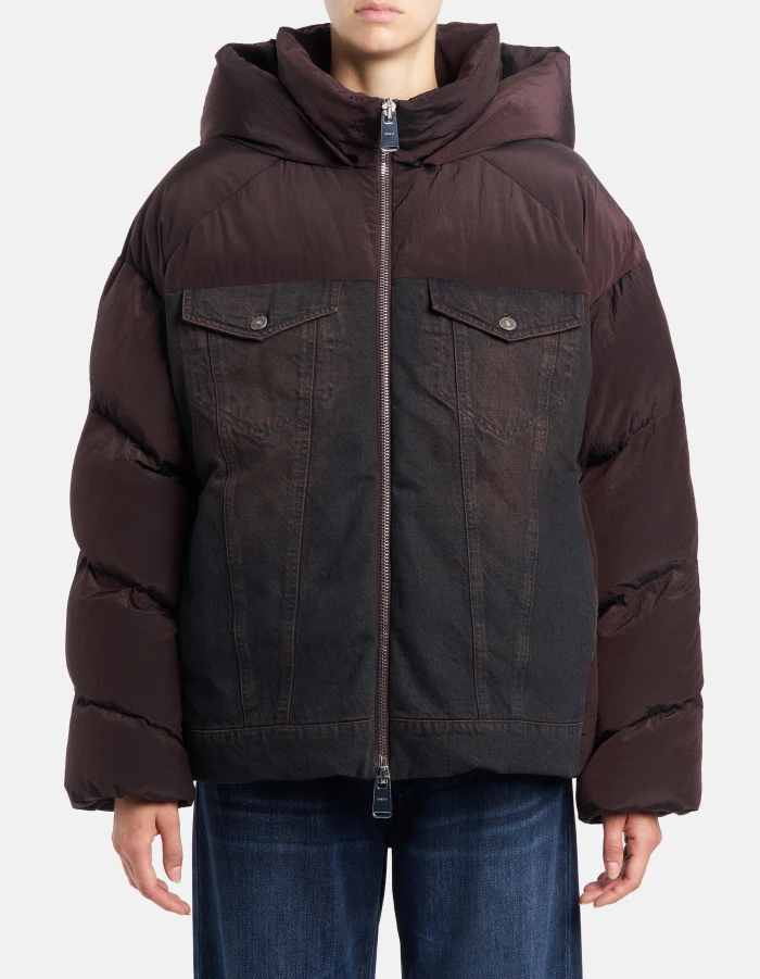 Piumino over in nylon