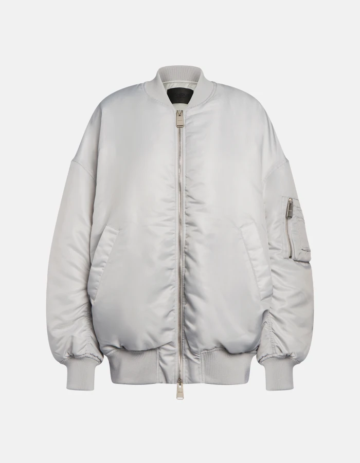 Bomber over in nylon antigoccia