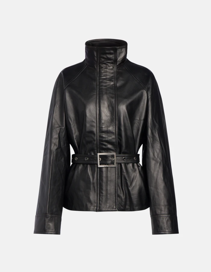 Giacca regular in nappa