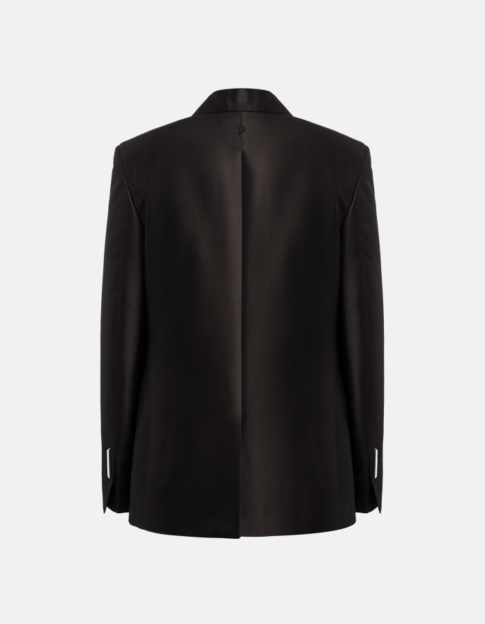 Blazer doppiopetto in shantung