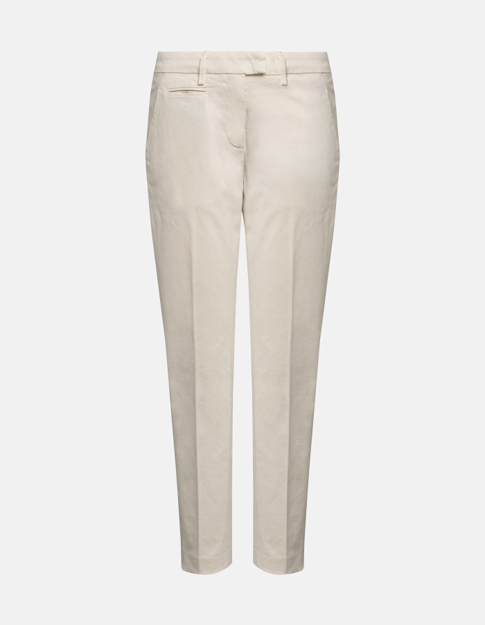 Perfect slim-fit trousers in warm hand gabardine