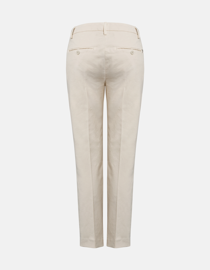 Perfect slim-fit trousers in warm hand gabardine