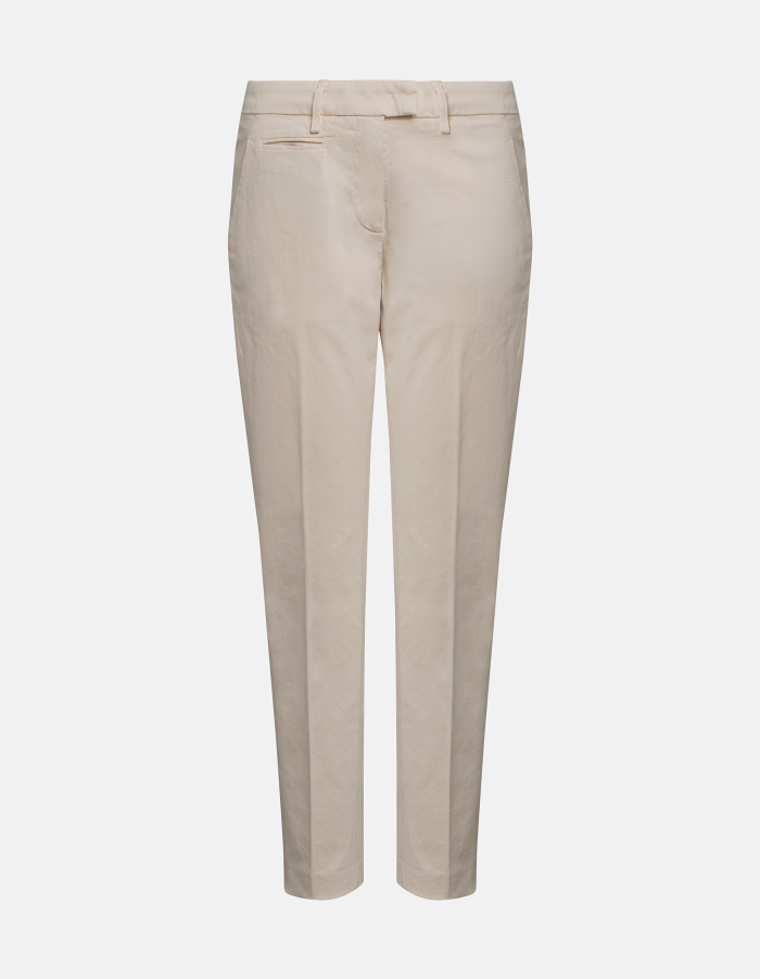 Perfect slim-fit trousers in warm hand gabardine