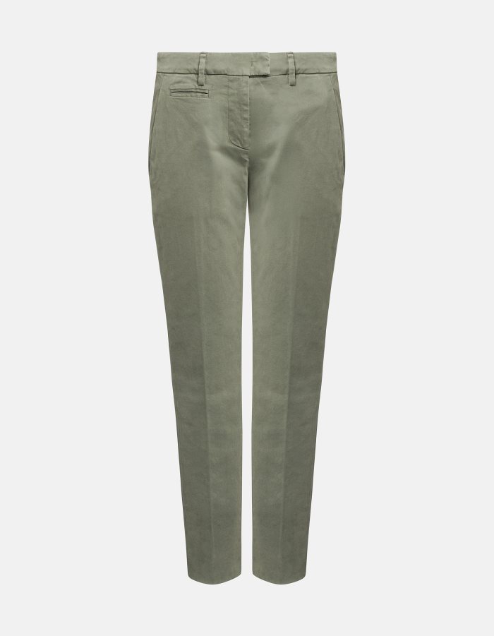 Perfect slim-fit trousers in warm hand gabardine
