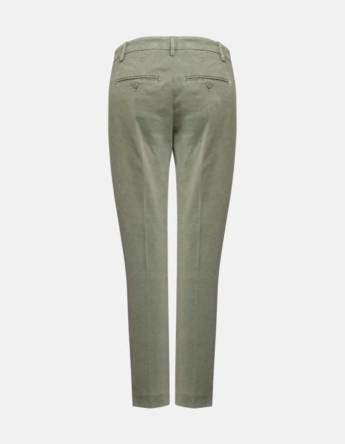 Perfect slim-fit trousers in warm hand gabardine