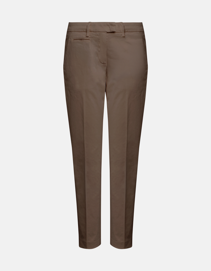 Perfect slim-fit trousers in warm hand gabardine